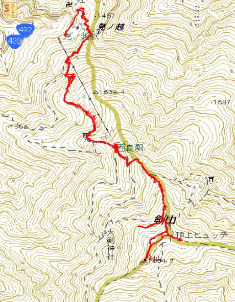 剣山GPSマップ20120211